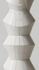 Geometric White Sculpture