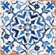 Azulejo Floral Symmetry