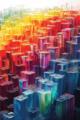 Colorful Abstract Skyline