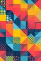 Vibrant Geometric Mosaic
