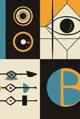 Abstract Geometric Collage